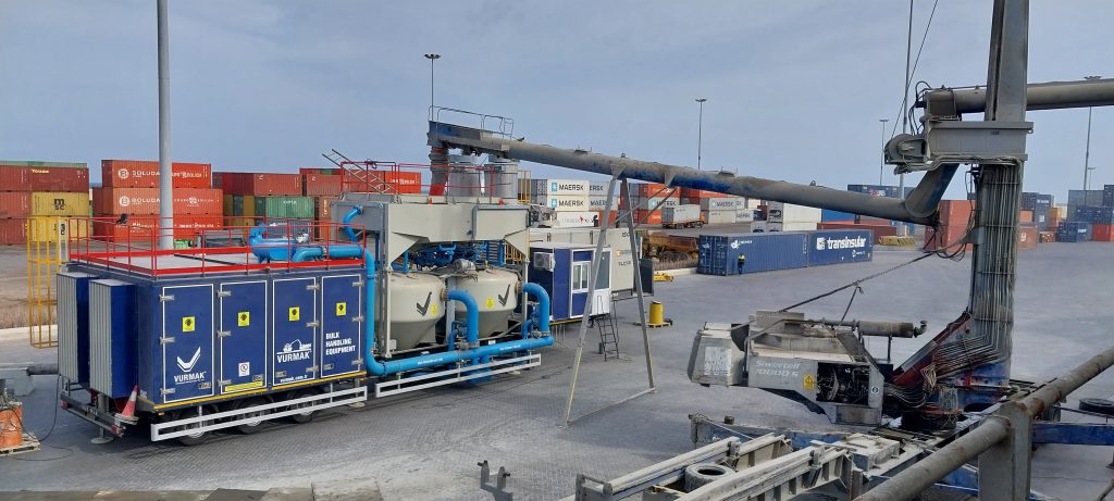 Pneumatic Pumping Unit for Cement Discharge