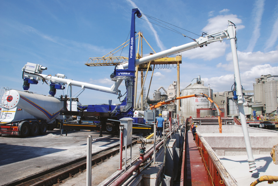 Road Mobile Mechanical Ship Unloader