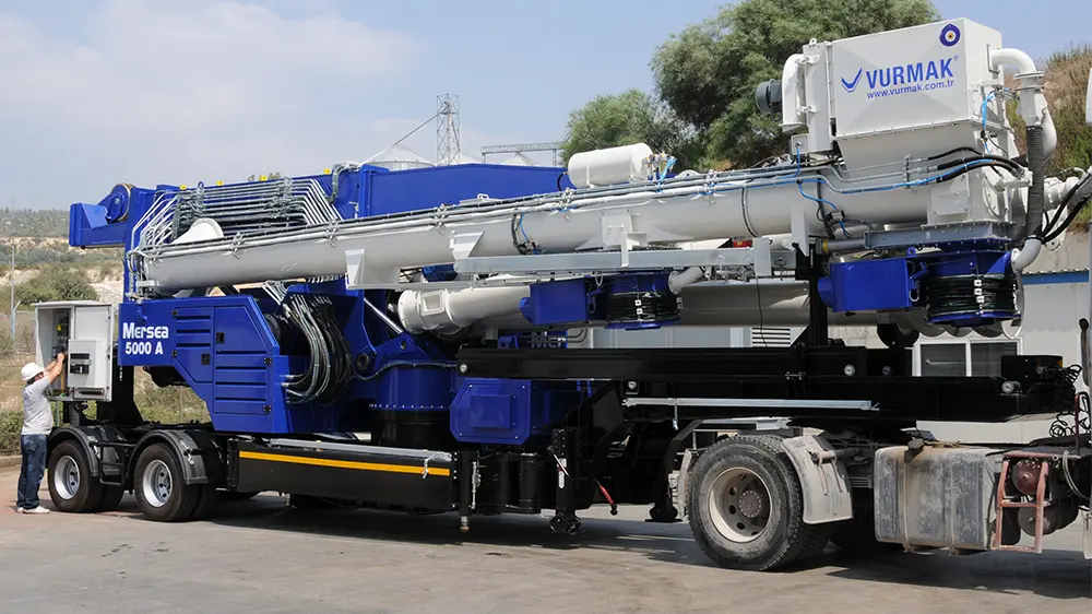 Road Mobile Mechanical Ship Unloader