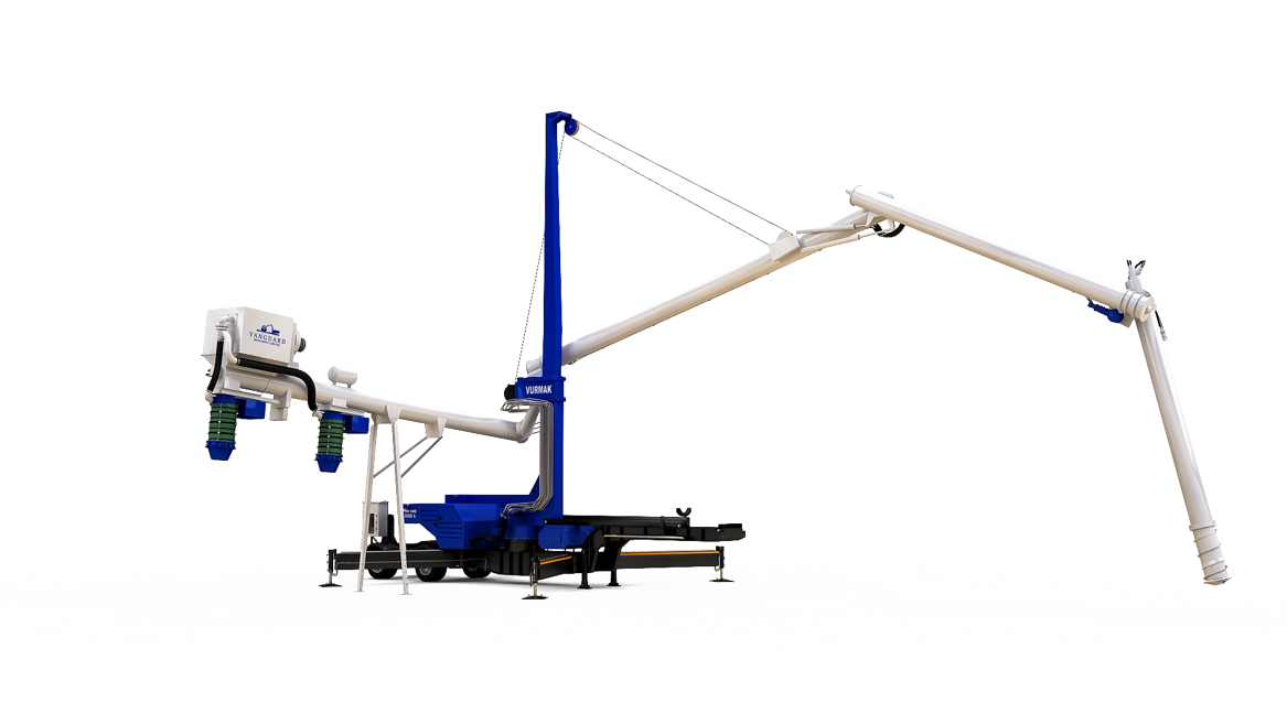 Road Mobile Mechanical Ship Unloader